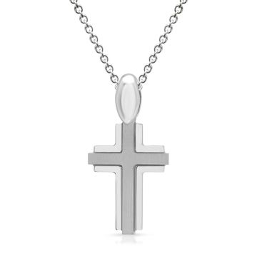 Anhänger Silber Kreuz mit Gravur -1407